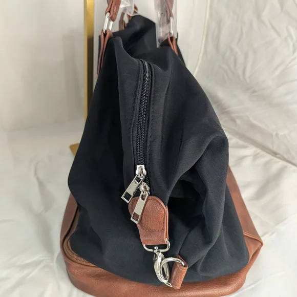 Stylish Black and Brown Men's Bag - Picture 2 of 7